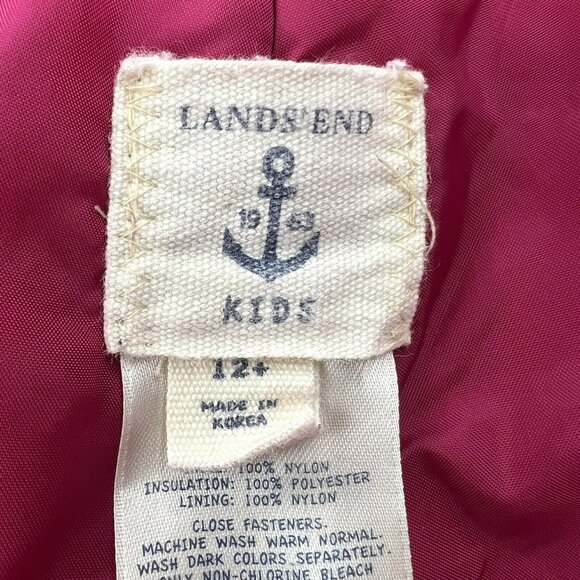Lands End Kids Pink Girls Grow A Longs Snow Ski Snowboarding Pants Size 12 - Picture 3 of 4